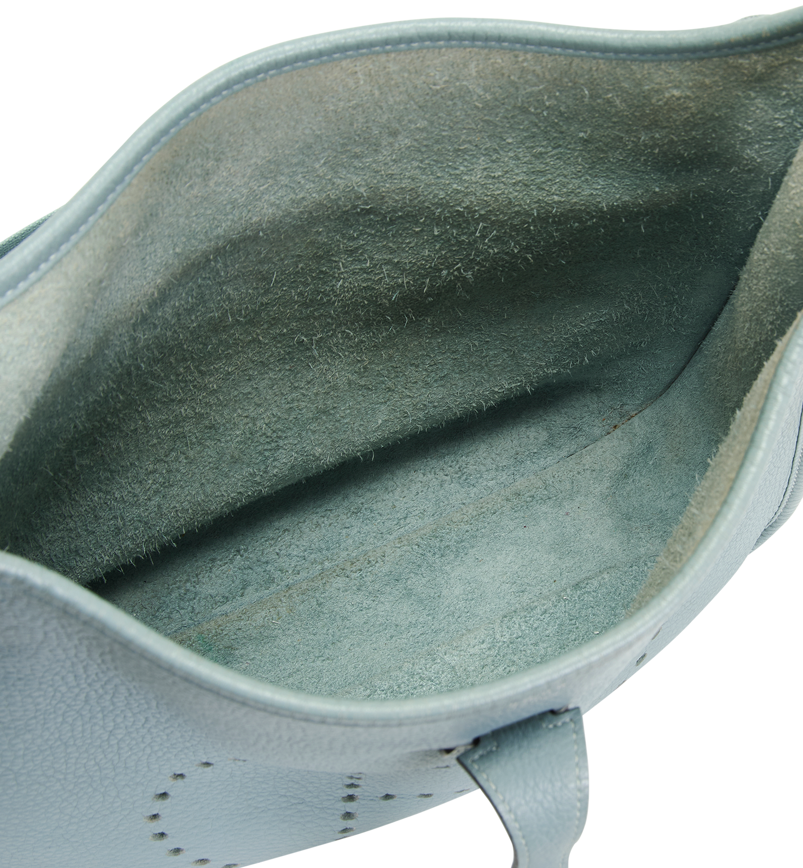 Evelyne III 29 In Clemence Blue Lin, &pound;1,600, Handbags, Blue, Leather, Other view